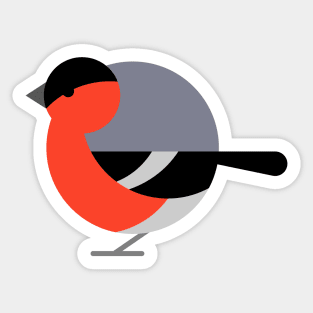 Fat Bird - Bullfinch Sticker